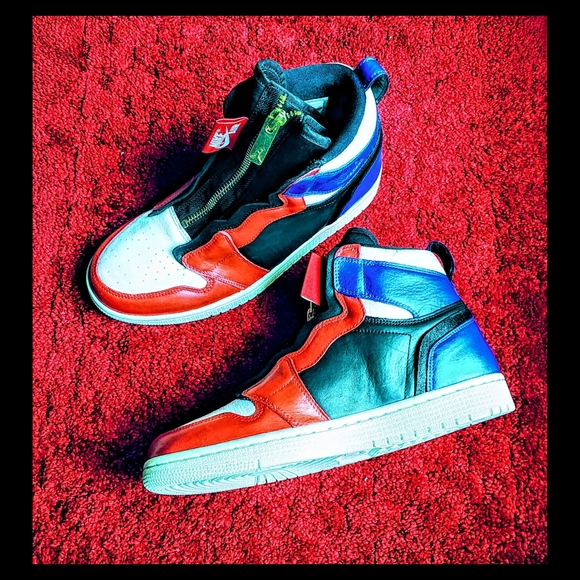 Women's Nike Air Jordan 1 Custom Sneakers Size 8 - Picture 12 of 12